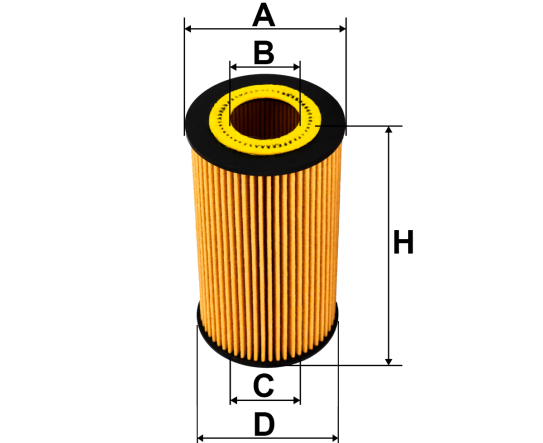 Размеры фильтра 236-1012027А NEVSKY FILTER